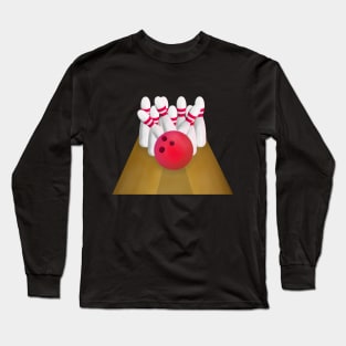 Tenpin bowling Alley Long Sleeve T-Shirt